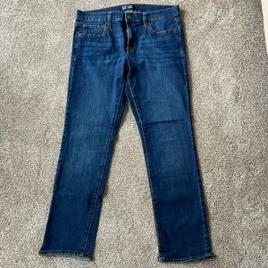 Gap classic straight dark wash jeans